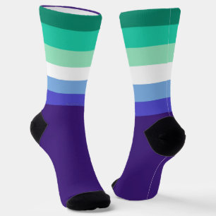 SlipperyJoes trans-inclusive Flaggenpalette für sc Socken