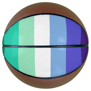SlipperyJoes trans-inclusive Schwulenflaggen-Palet Basketball