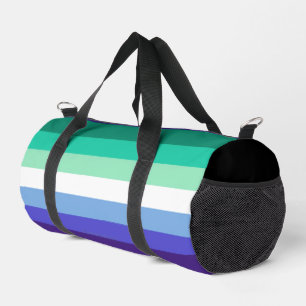 SlipperyJoes trans-inclusive Schwulenflaggen-Palet Duffle Bag