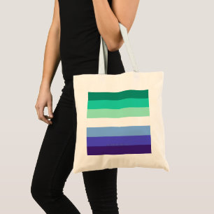 SlipperyJoes trans-inklusives Flaggenfarbpalette f Tragetasche