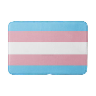SlipperyJoe's Transgender-Stolzflagge Sichtbarkeit Badematte