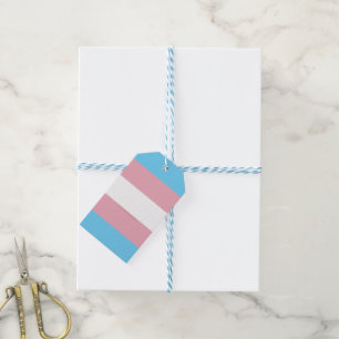 SlipperyJoe's Transgender-Stolzflagge Sichtbarkeit Geschenkanhänger