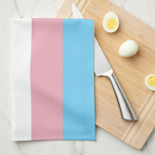 SlipperyJoe's Transgender-Stolzflagge Sichtbarkeit Geschirrtuch