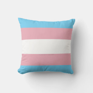 SlipperyJoe's Transgender-Stolzflagge Sichtbarkeit Kissen