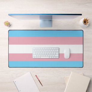SlipperyJoe's Transgender-Stolzflagge Sichtbarkeit Schreibtischunterlage
