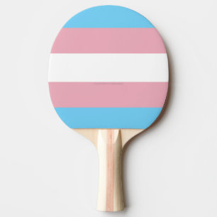 SlipperyJoe's Transgender-Stolzflagge Sichtbarkeit Tischtennis Schläger