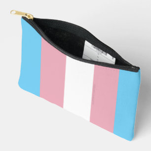 SlipperyJoe's Transgender-Stolzflagge Sichtbarkeit Zubehörtasche