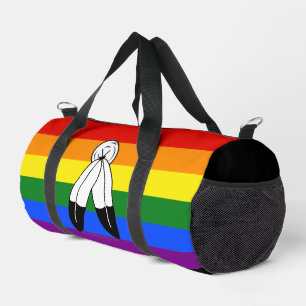 SlipperyJoe's Two-Spirit-Stolzflagge Indigene Symb Duffle Bag