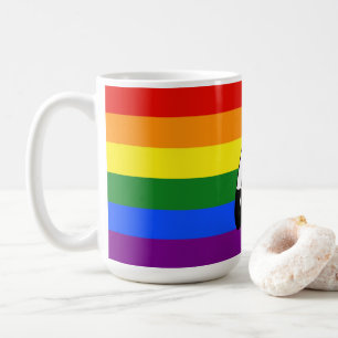 SlipperyJoe's Two-Spirit-Stolzflagge Indigene Symb Kaffeetasse