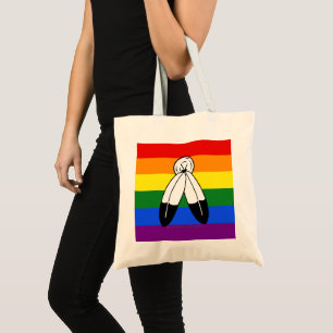 SlipperyJoe's Two-Spirit-Stolzflagge Indigene Symb Tragetasche
