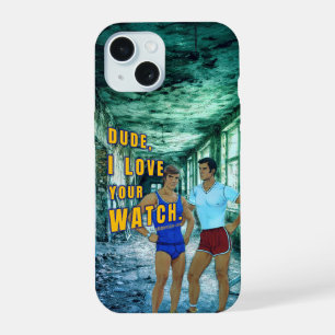 SlipperyJoe's Typ, liebst deine Uhr LGBTQIA Künstl iPhone 15 Hülle