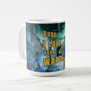 SlipperyJoe's Typ, liebst deine Uhr LGBTQIA Künstl Kaffeetasse