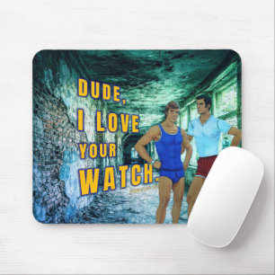 SlipperyJoe's Typ, liebst deine Uhr LGBTQIA Künstl Mousepad