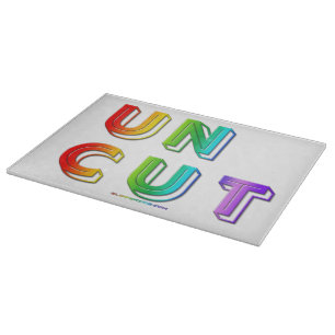 SlipperyJoe's unausgegorene, lebendige Regenbogenf Schneidebrett