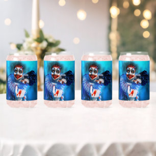 SlipperyJoe's unheimliche Halloween-Clown-Figur ve Dosenglas