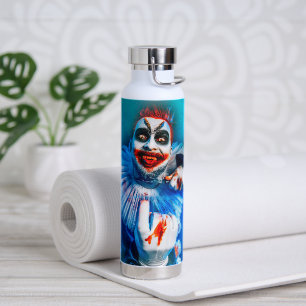 SlipperyJoe's unheimliche Halloween-Clown-Figur ve Trinkflasche