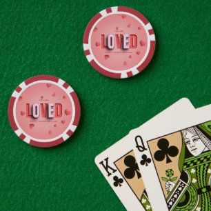 SlipperyJoe's Valentinstagsgeschenke romantischer  Pokerchips