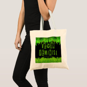 SlipperyJoe's vegane feministische aufmerksamkeits Tragetasche