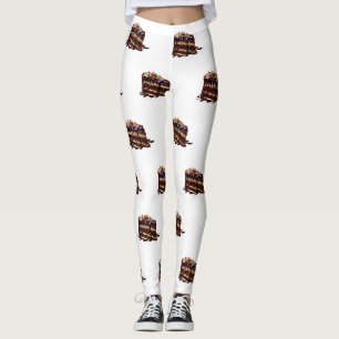 SlipperyJoe's verwöhnender mehrschichtiger Schokol Leggings