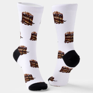 SlipperyJoe's verwöhnender mehrschichtiger Schokol Socken