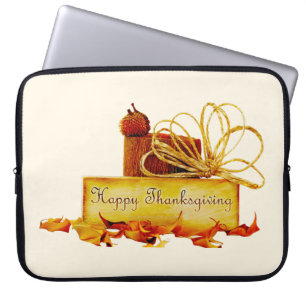 SlipperyJoe's warme festliche Thanksgiving-Stimmun Laptopschutzhülle
