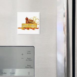 SlipperyJoe's warme festliche Thanksgiving-Stimmun Magnet