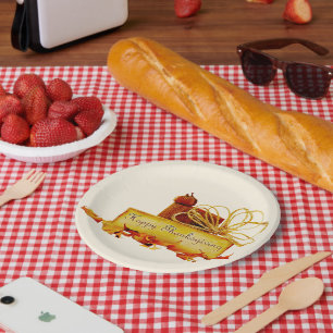 SlipperyJoe's warme festliche Thanksgiving-Stimmun Pappteller