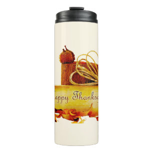 SlipperyJoe's warme festliche Thanksgiving-Stimmun Thermosbecher