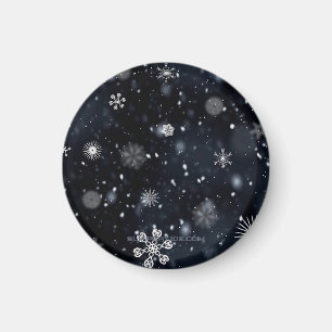 SlipperyJoes Weihnachten winterlich magisch friedl Magnet