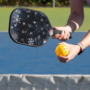SlipperyJoes Weihnachten winterlich magisch friedl Pickleball Schläger