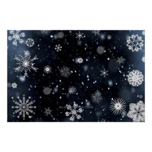 SlipperyJoes Weihnachten winterlich magisch friedl Poster