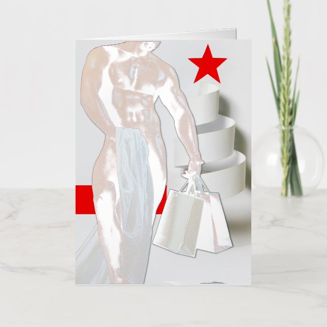 SlipperyJoe's Weihnachts-Shopping-White Paper Spir (Vorderseite)