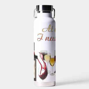 SlipperyJoe's Weingläser freche Wortspielerei rot Trinkflasche