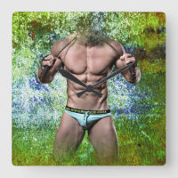 SlipperyJoe's weißer muskulöser sexy Mann Speedo s