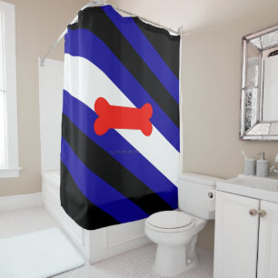 SlipperyJoes Welpen-Spiel-Stolzflagge ausdrücken K Duschvorhang