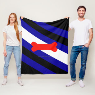 SlipperyJoes Welpen-Spiel-Stolzflagge ausdrücken K Fleecedecke