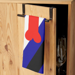 SlipperyJoes Welpen-Spiel-Stolzflagge ausdrücken K Geschirrtuch