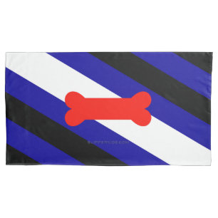 SlipperyJoes Welpen-Spiel-Stolzflagge ausdrücken K Kissenbezug