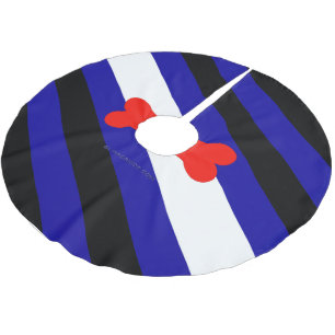 SlipperyJoes Welpen-Spiel-Stolzflagge ausdrücken K Polyester Weihnachtsbaumdecke