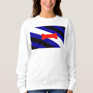 SlipperyJoes Welpen-Spiel-Stolzflagge ausdrücken K Sweatshirt