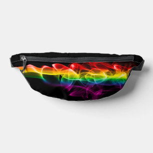 SlipperyJoes Wolke aus Regenbogen-Energiedampf fin Bauchtasche