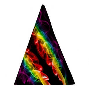 SlipperyJoes Wolke aus Regenbogen-Energiedampf fin Partyhütchen