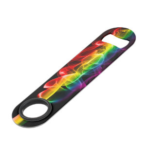 SlipperyJoes Wolke aus Regenbogen-Energiedampf fin Speed Flaschenöffner