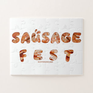 SlipperyJoe's Wurstfest-Wörter langen Fleischsaft