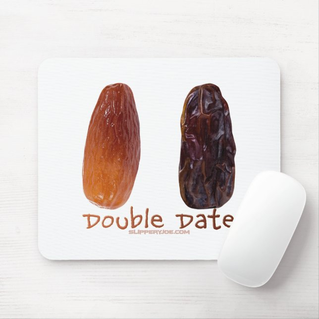 SlipperyJoe's zwei Datteln geschrumpelte runzlige  Mousepad (Mit Mouse)