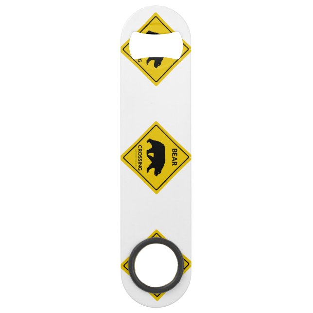 SlipperySignal de passage de l'ours de Joe silhoue (Devant)