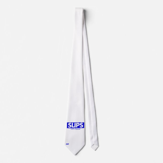 Slips - Blåvitt Krawatte (Vorderseite)