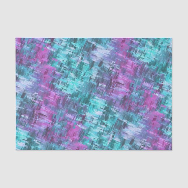 Slipstream-Diggiati - aquamarin und lila: Seidenpapier (Vorderseite)
