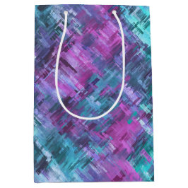 slipstream digihatch - teal and purple : mittlere geschenktüte