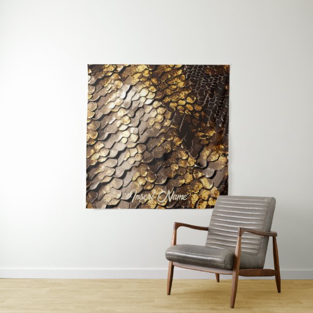 Slithering Chic Wandteppich (Beispiel)